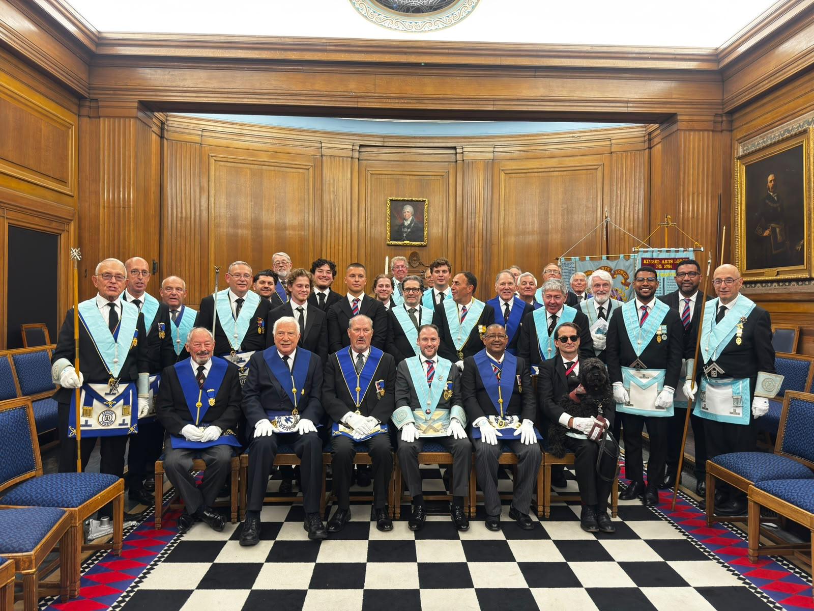 Double Passing - September. Hosted the Delegation of the Grand Lodge of Guyana